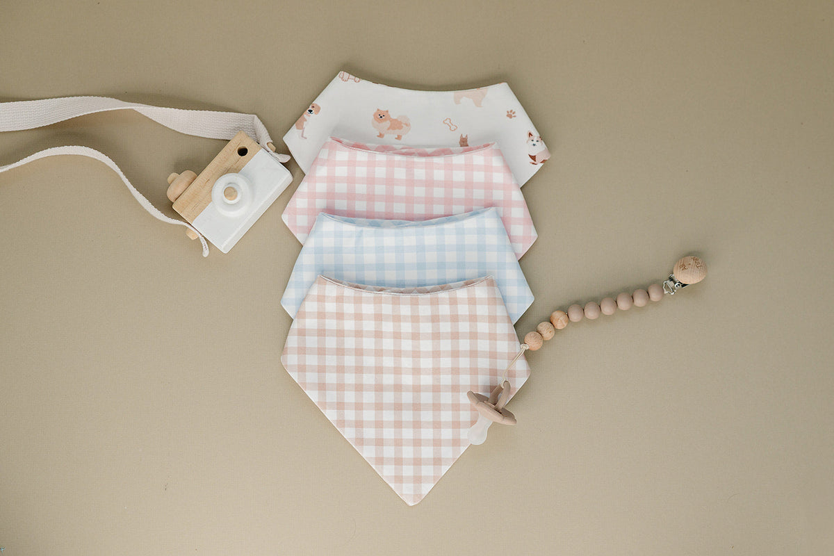 Organic Pima Cotton Bandana Bib