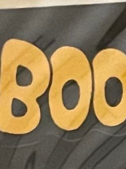 Vintage Halloween  Boo Stickers