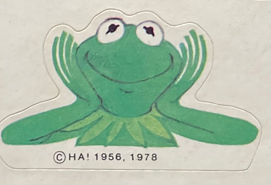 Muppet's Kermit Being Silly Sticker
