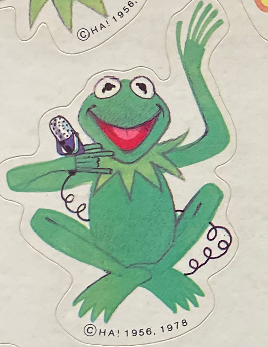 Muppet's Kermit All Tangled Up Sticker