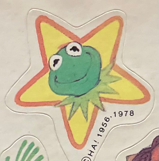 Muppet's Kermit and Stardom Sticker