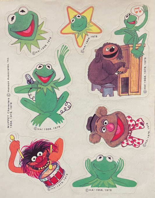 Muppet's Kermit and Musical Friends Stickers