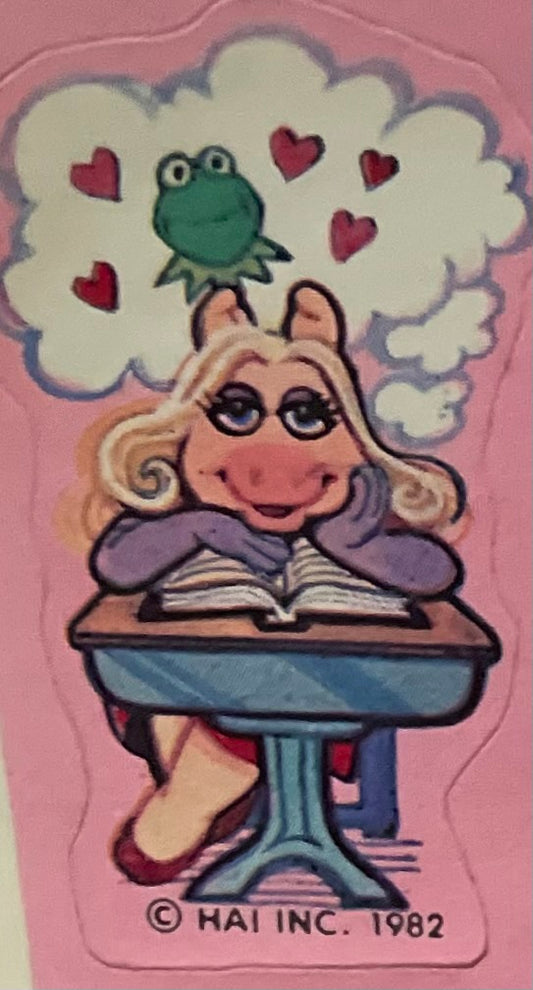 Ms. Piggy Day Dreaming Sticker