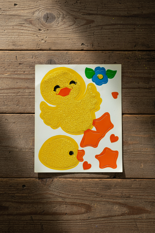 The Excited Duck Sticker