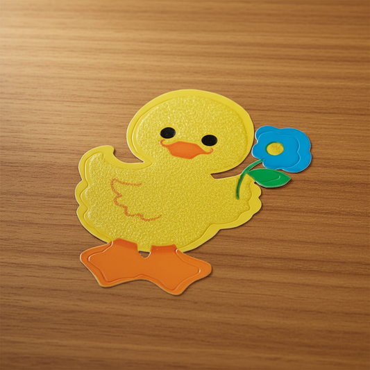 The Duck Holding a Gift Sticker