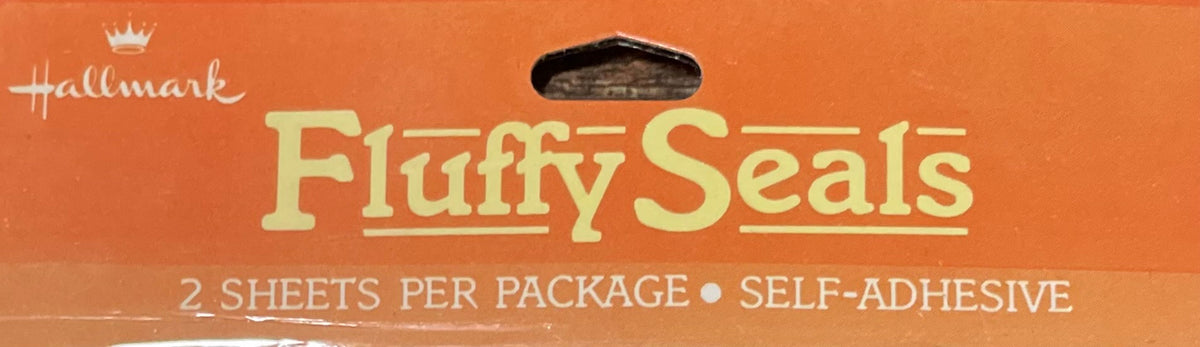 Legendary Vintage Fluffy Seals Stickers by Hallmark Treasure Chest