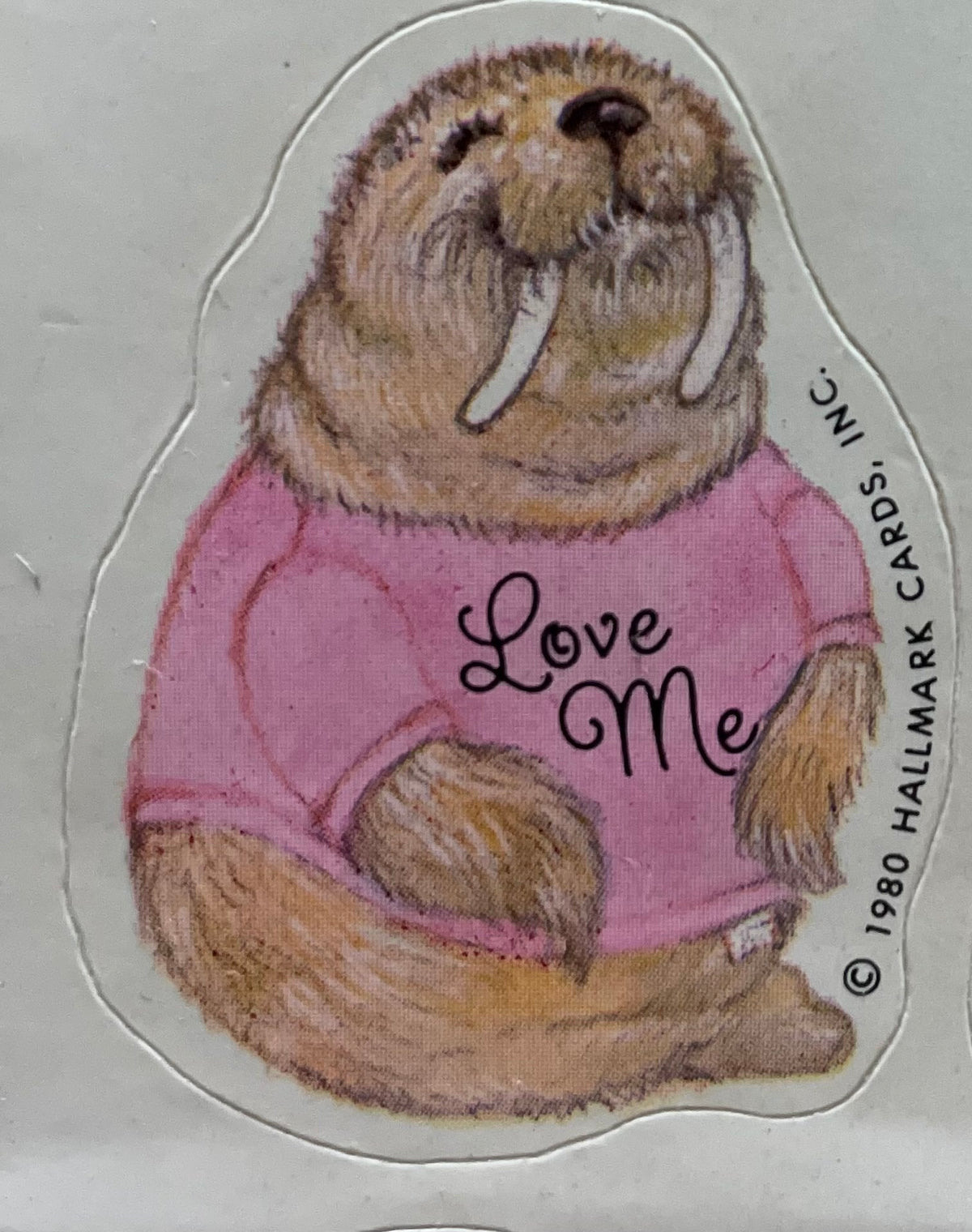 Legendary Vintage Fluffy Seals Stickers by Hallmark Treasure Chest