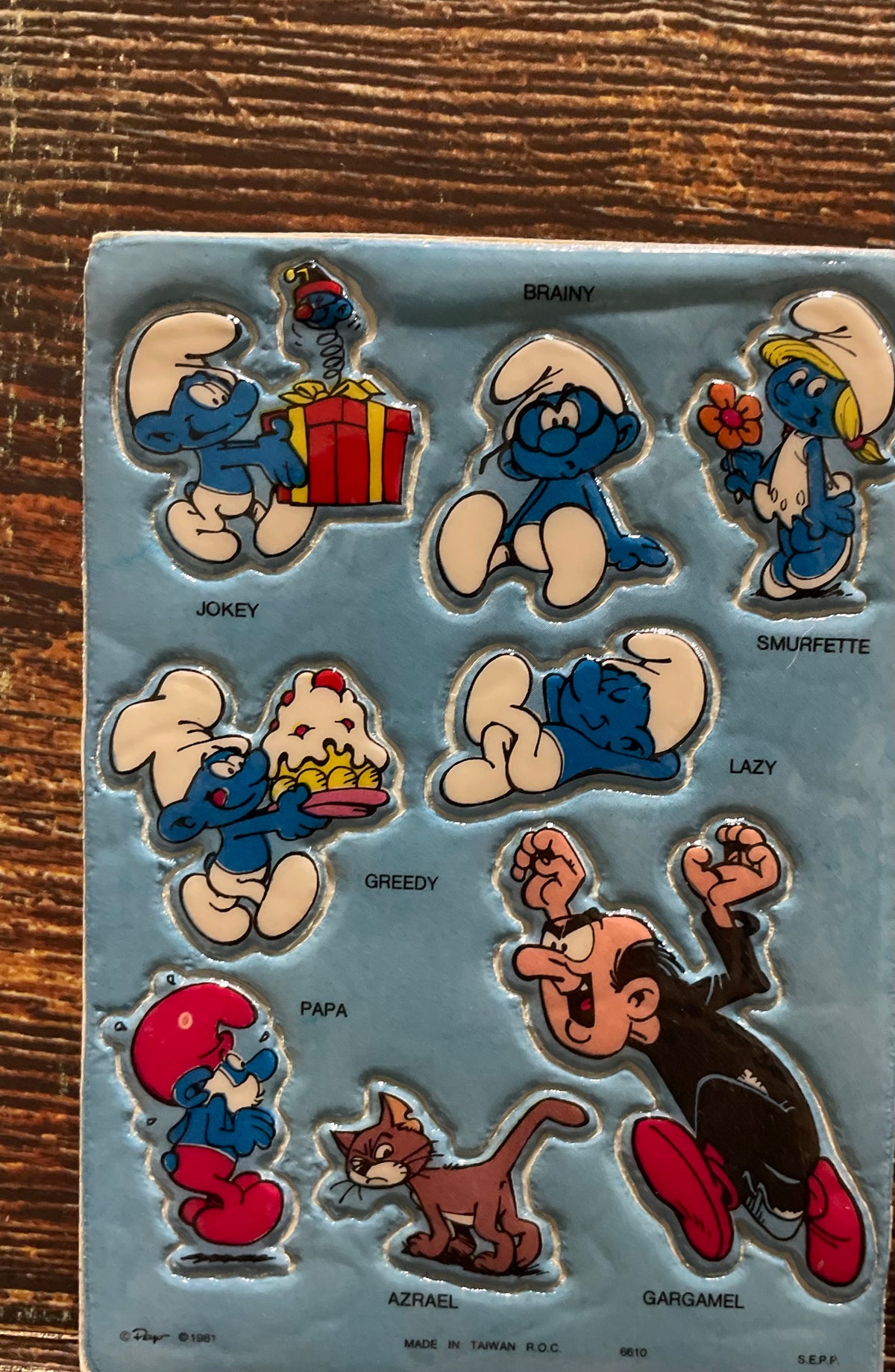 Legendary All Smurfs Sticker Sheets Treasure Chest