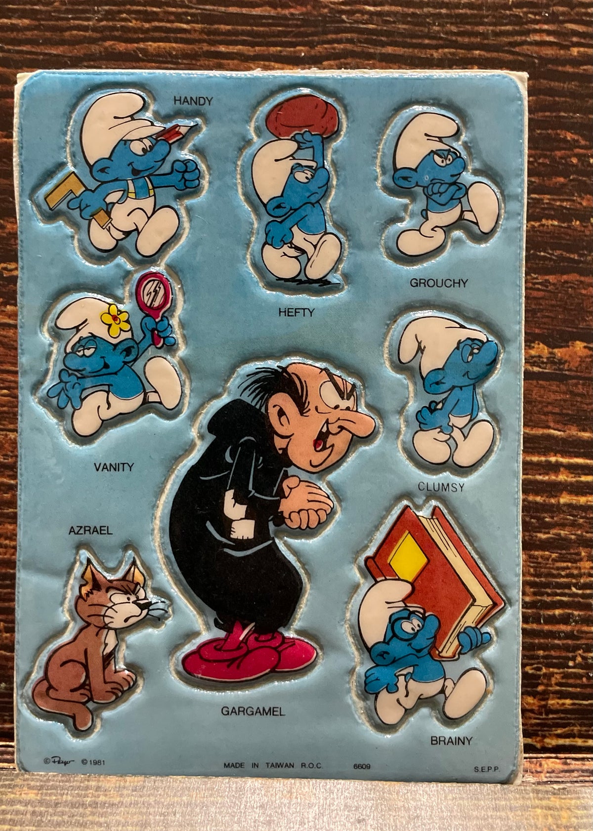 Legendary All Smurfs Sticker Sheets Treasure Chest
