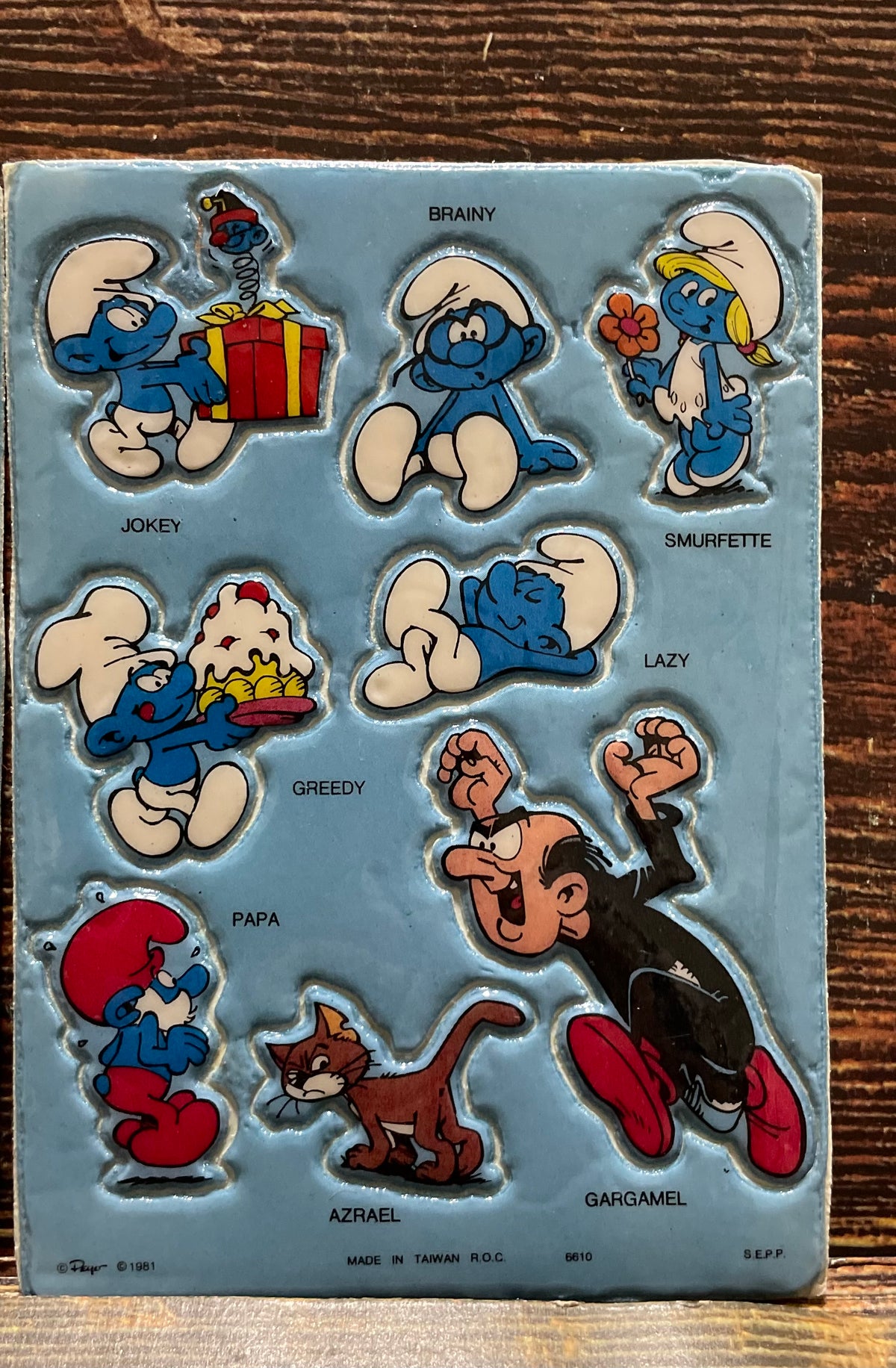 Legendary All Smurfs Sticker Sheets Treasure Chest