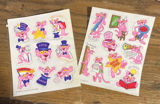 Classic Treasure Chest: Pink Panther Stickers