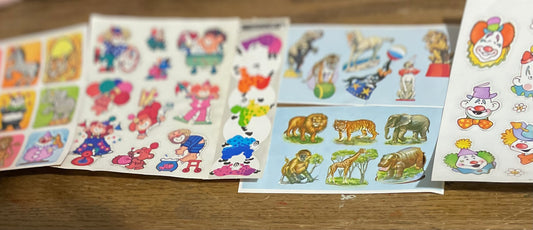 Captain's Treasure Chest: Here Comes the Clowns Stickers