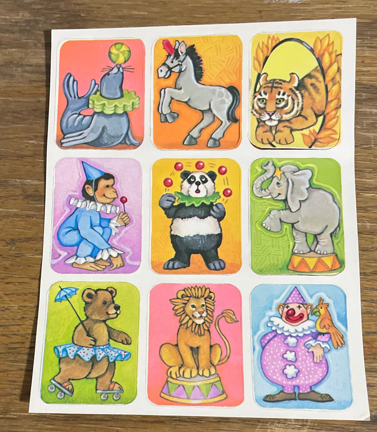 Captain's Treasure Chest: Here Comes the Clowns Stickers