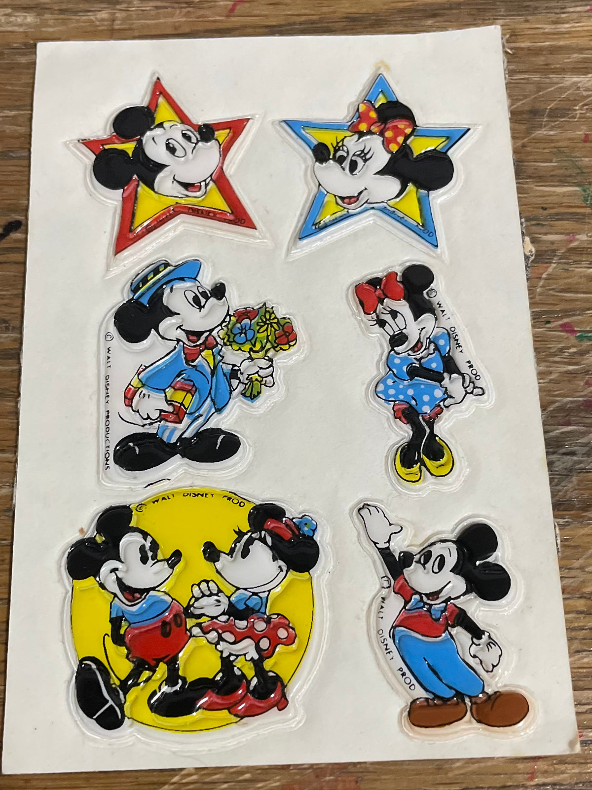 Captain's Treasure Chest: Mickey Mouse, Minnie, and the Duck Stickers