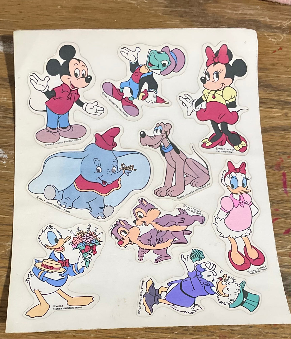 Captain's Treasure Chest: Mickey Mouse, Minnie, and the Duck Stickers