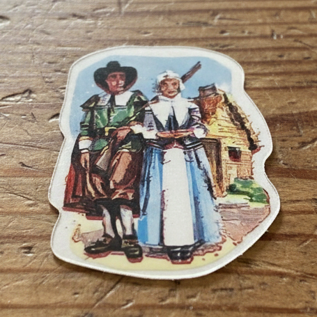 Vintage Dennison Thanksgiving Stickers #80-974