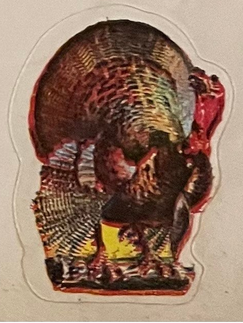 Vintage Dennison Thanksgiving Stickers #80-974