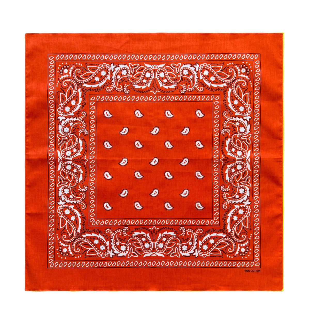Oversized Paisley Bandana 70cm Cotton Hip Hop Head Scarf