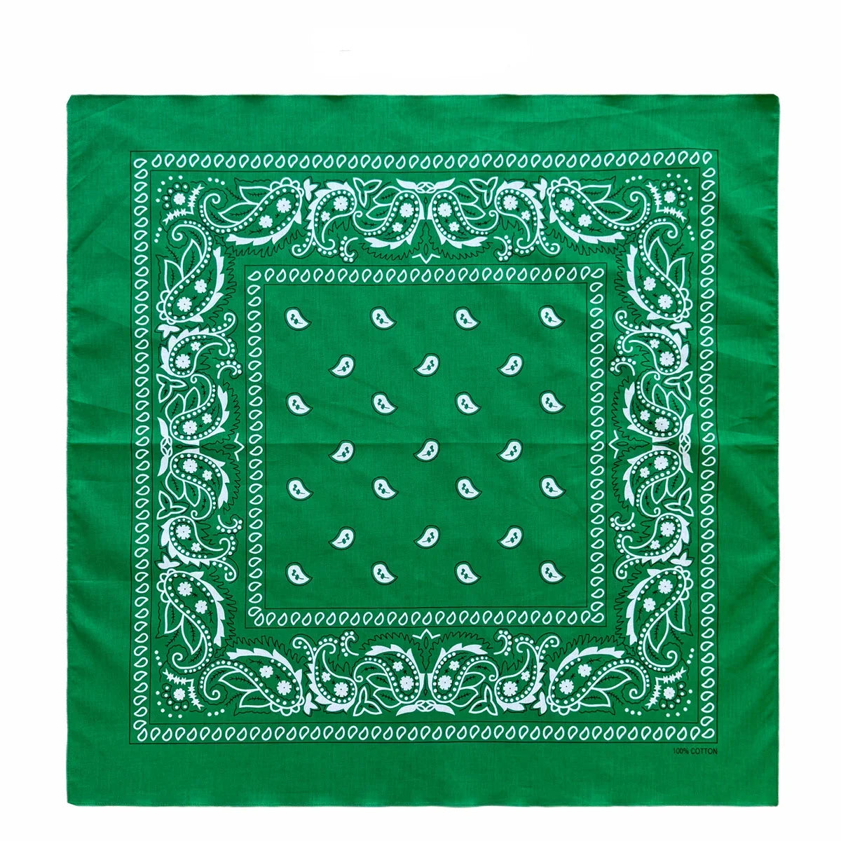 Oversized Paisley Bandana 70cm Cotton Hip Hop Head Scarf
