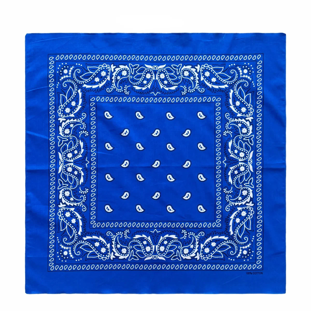 Oversized Paisley Bandana 70cm Cotton Hip Hop Head Scarf