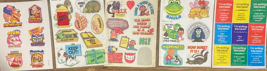 Mini Treasure Chest: Schrol's and Dennison's Stickers