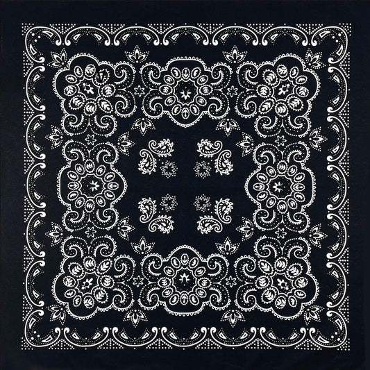 Oversized Paisley Bandana 70cm Cotton Hip Hop Head Scarf
