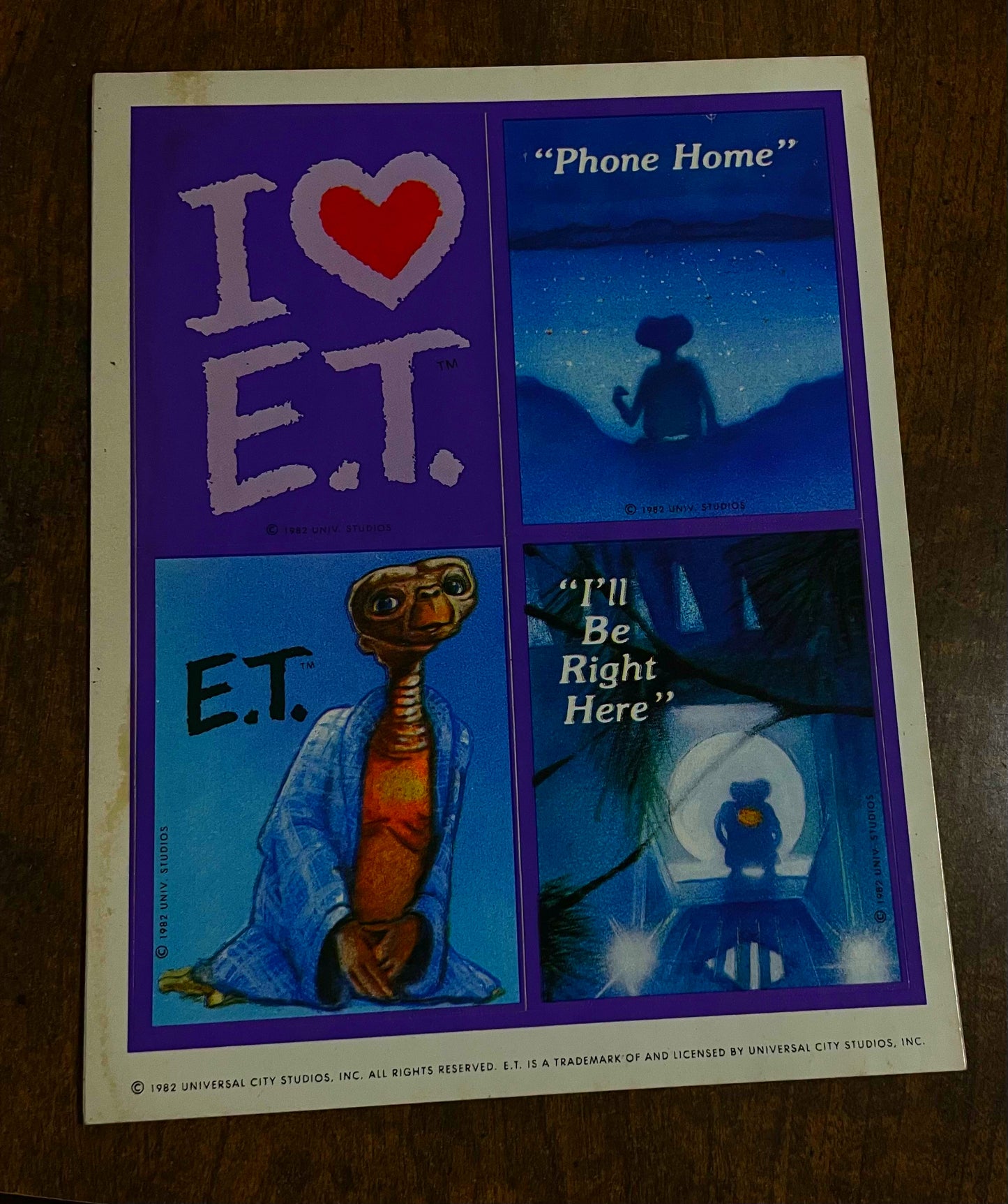 Mini Treasure Chest: E.T. Stickers