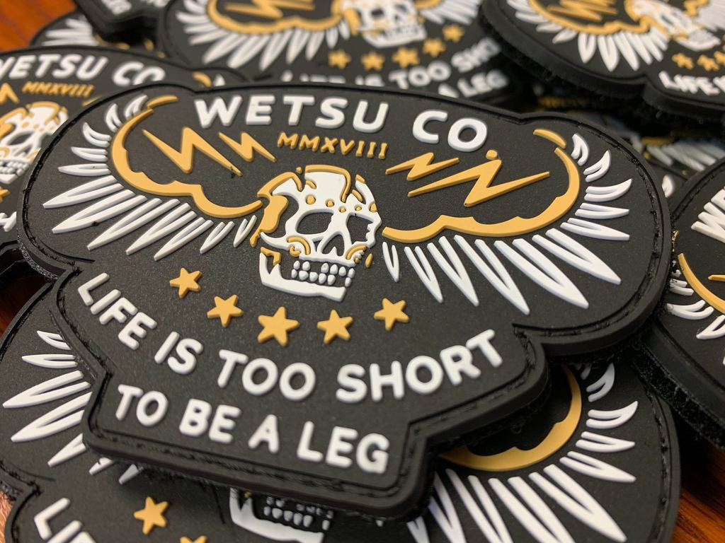 WETSU Pirate Logo PVC Patch