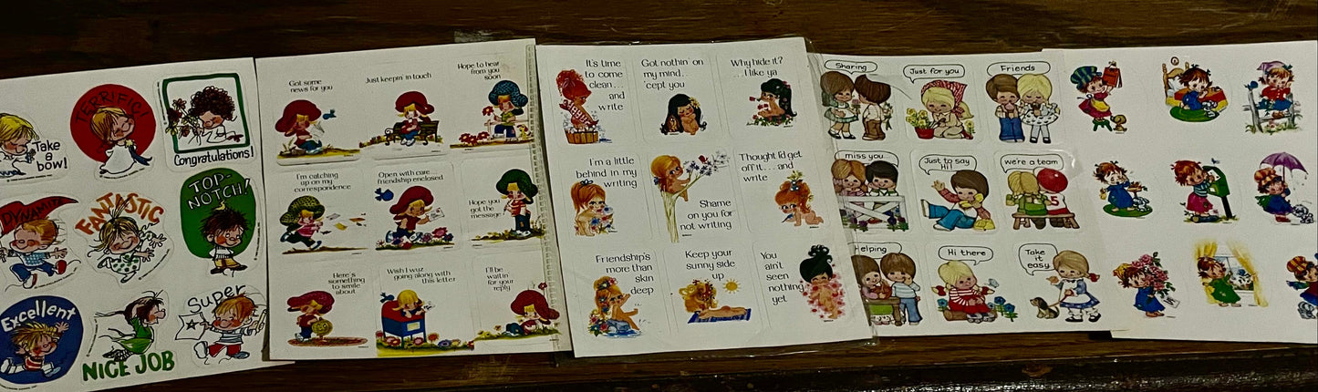Classic "Girls Will Be Girls" Stickers Treasure Chest
