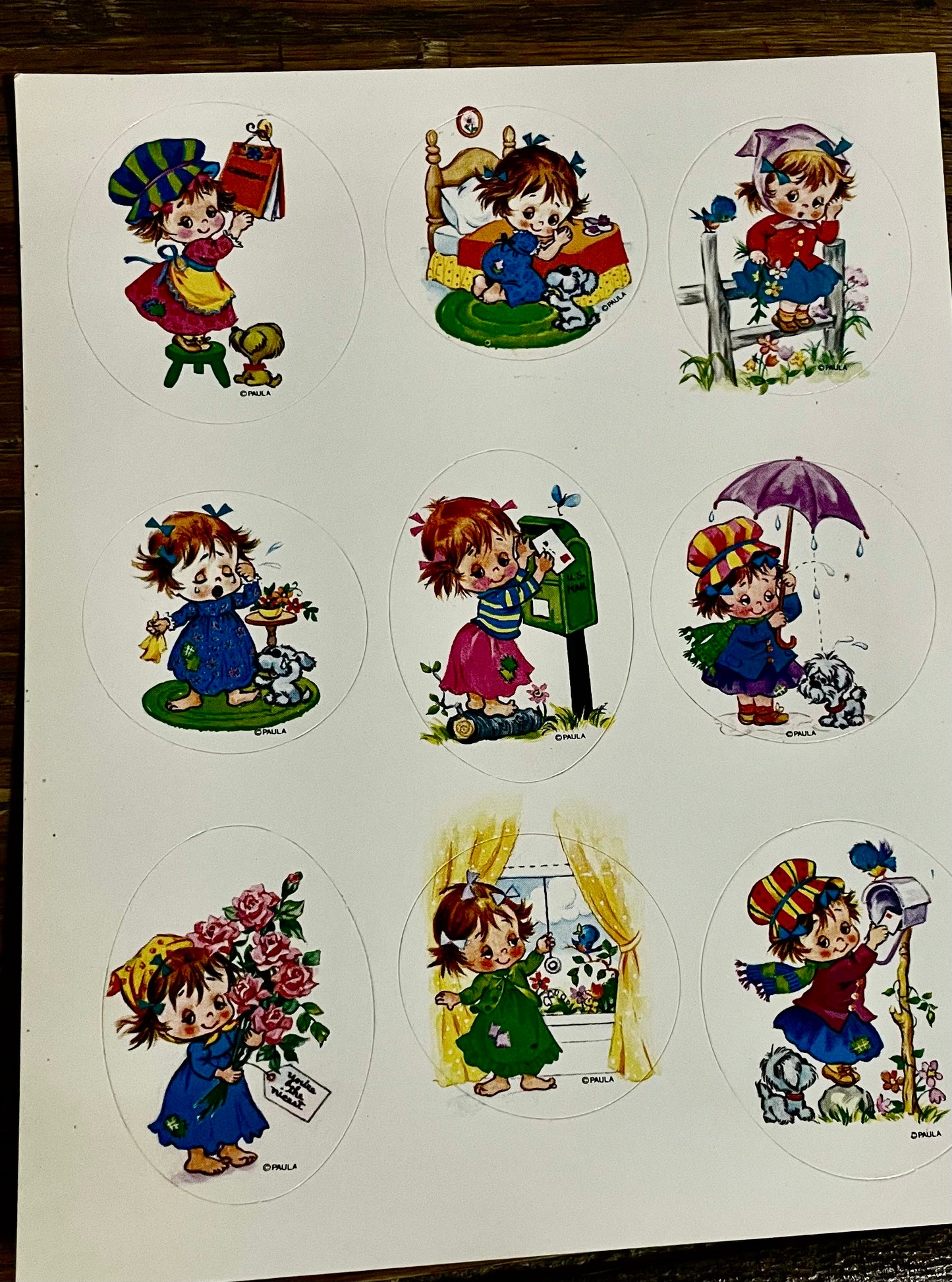 Classic "Girls Will Be Girls" Stickers Treasure Chest