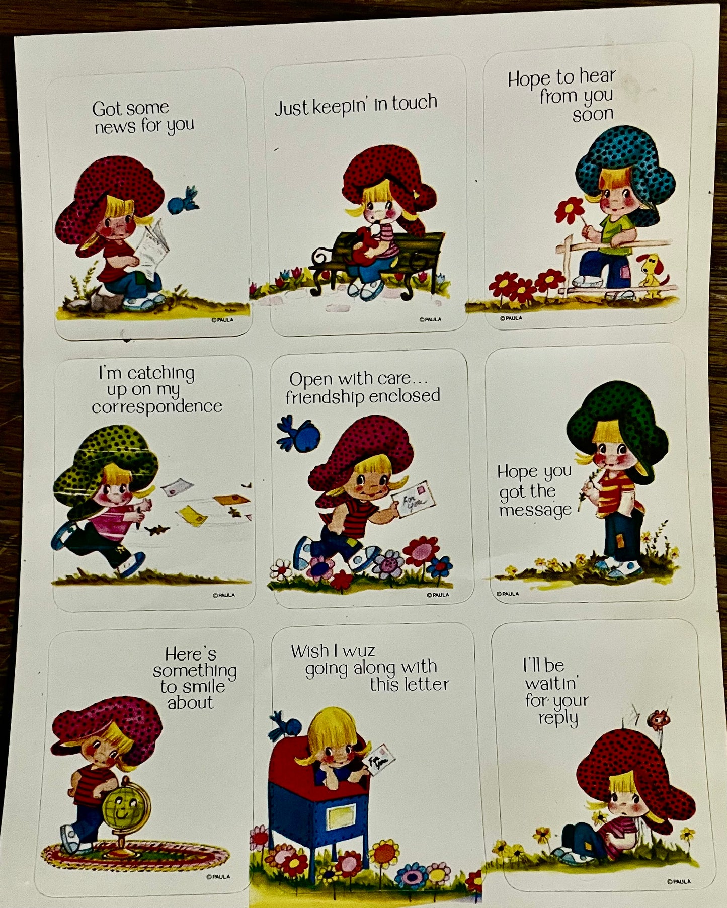 Classic "Girls Will Be Girls" Stickers Treasure Chest