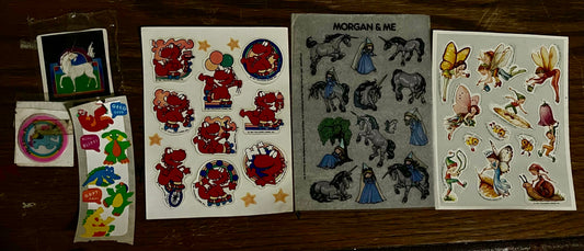 Legendary Mystical Creatures Stickers Treasure Chest