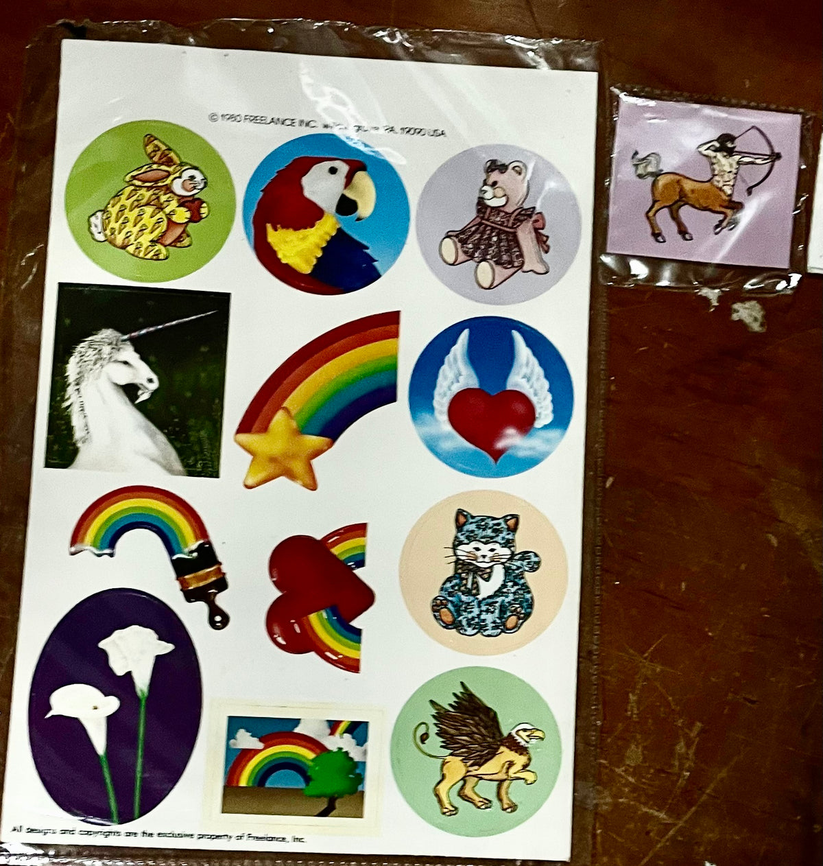 Legendary Mystical Creatures Stickers Treasure Chest