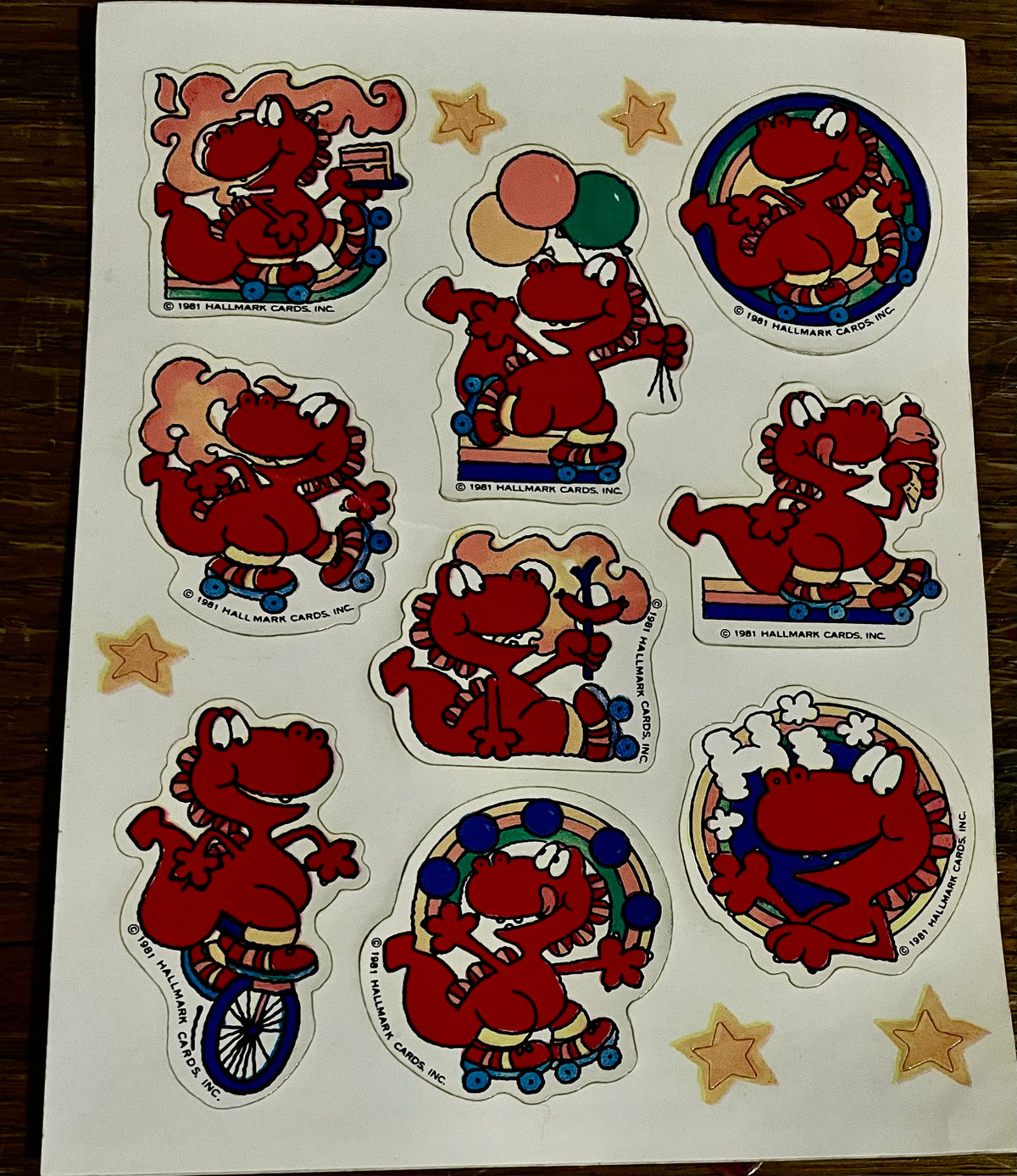 Legendary Mystical Creatures Stickers Treasure Chest