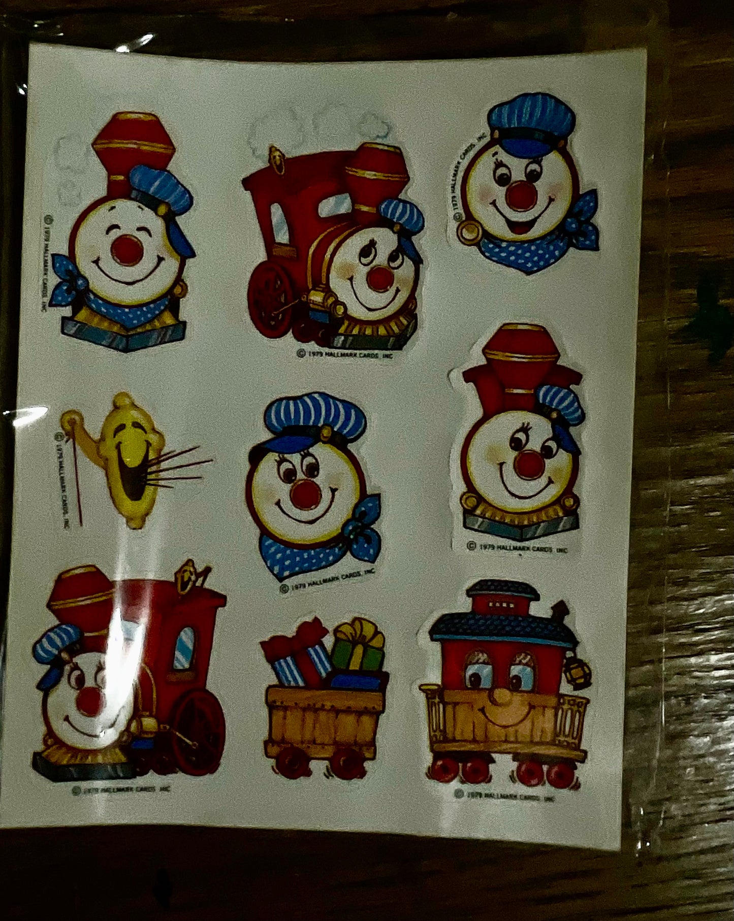 Classic Trains, Planes, Automobile, and Elephants? Stickers Treasure Chest